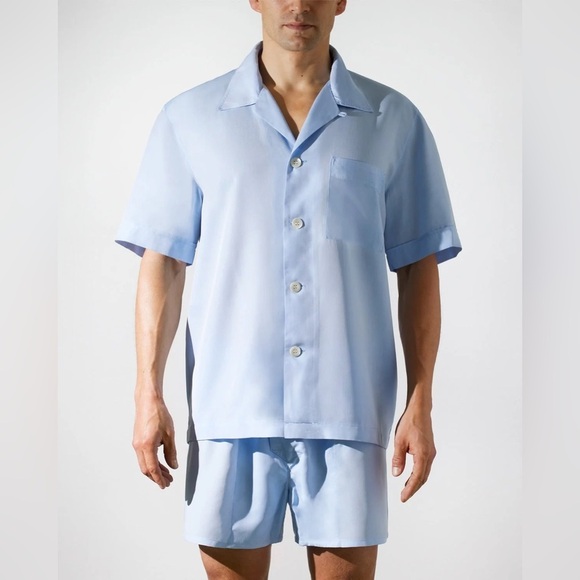 CDLP Woven Boxer Shorts Slim
Sky Blue with elastic band 
$85 - Picture 3 of 12